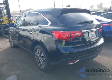 2015 Acura Mdx Technology Package from USA, damaged, VIN 5FRYD3H45FB002836
